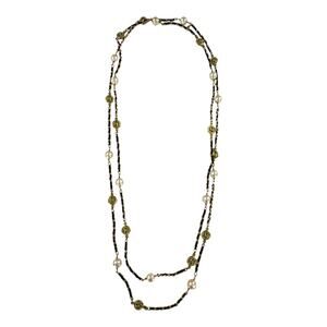 Chanel Vintage CC Long Wrap Necklace